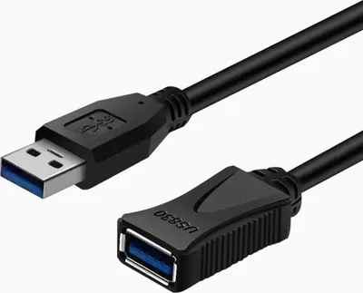 Produktbild von B02 USB 3.0 Verlängerungskabel 1m – USB-A Adapterkabel für PC, Laptop, Drucker & Controller, 5 Gbit/s