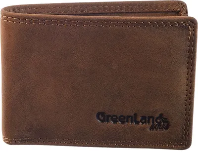 Produktbild von GreenLand Nature Leder Geldbörse Monte Mini Wallet RFID Brown braun