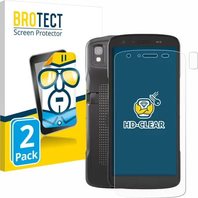 Produktbild von 2x Für Zebra TC27 (Display+Kamera) Schutzfolie BROTECT Displayschutz Display Schutz Folie Klar Transparent