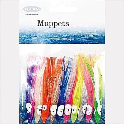 Produktbild von Fladen Octopus Muppets 9cm 10St. assorted
