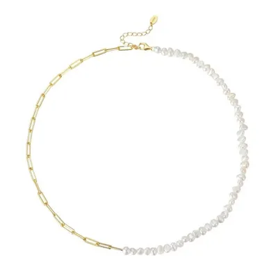Produktbild von ROUGEMONT Perlen Halskette 925 Sterling Silber Monte-Mare Damen Collier 45cm