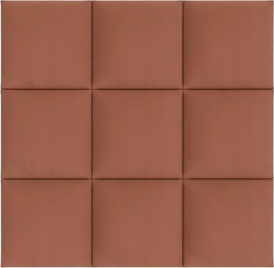 Produktbild von Komvortowy | Polsterpaneel | Wandkissen Velours Altrosa 30x30 cm | Wandpolster | Bettkopfteil | Wandpaneel