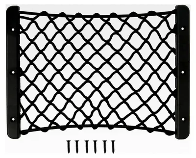 Produktbild von Kofferraumnetz elastisch 24 x 18 cm mit Rahmen und Schrauben