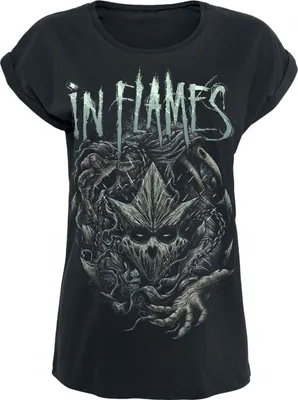 Produktbild von In Flames T-Shirt Damen In Flames We Trust schwarz M