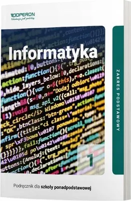 Immagine prodotto di WSiP Informatyka 1. Podręcznik. Zakres podstawowy. Reforma 2019., Edukacyjny, Polski