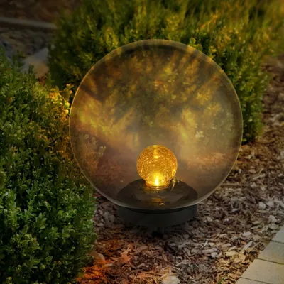 Produktbild von Globo Lighting Solarleuchte Kunststoff schwarz, LED