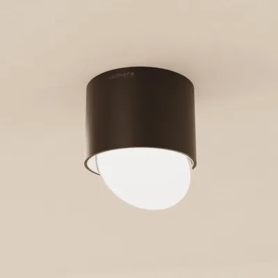 Produktbild von LUMIÈRE Design Deckenleuchte 'Nela' 60° schwenkbar LED warmweiß Schwarz