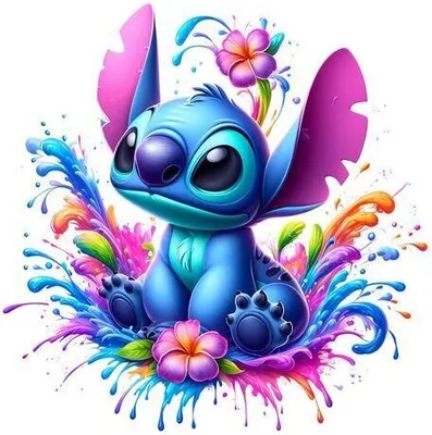 Produktbild von Essbar Lilo und Stich Fondant Zuckermasse Tortenaufleger Torte Tortenbild Fondant Premium+ TEXT Rund 20 cm Ø mit Foto