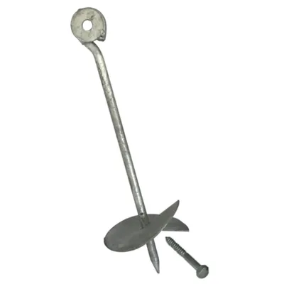Produktbild von Bodenanker 30 cm verzinkt - Erdanker für Spielturm, Schaukel, Zelt