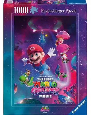 Image de Puzzle pour adultes de 1 000 pièces - Super Mario Galaxy Movie - Aventures galactiques !