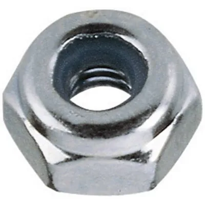 Produktbild von TOOLCRAFT 223336 Sicherungsmuttern M2 DIN 985 Stahl verzinkt 10 St.