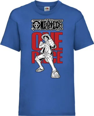 Produktbild von Kinder T-Shirt One Manga Piece Anime 04 Pirates, 3-4 Jahr - 104 / Blau