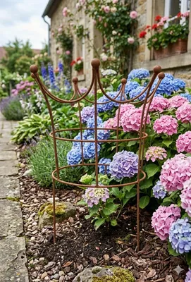 Produktbild von Elegante Rankhilfe Krone - Höhe ca. 55cm