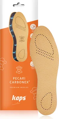 Produktbild von Kaps Pecari Carbonex Anti-Schweiß-Lederschuheinlagen  - GRÖßE 44 EUR