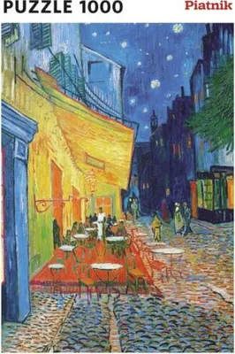 Produktbild von PIATNIK Puzzle Terrassencafé bei Nacht 1000 Teile