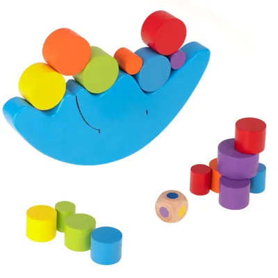 Obrázek produktu pro Creative Corner Montessori dřevěná balanční arkádová hra Měsíc