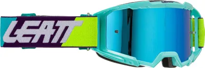 Produktbild von LEATT Vizion 3.5 Iriz Motocross Brille Blau Gelb Blaue Linse 35%