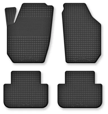 Obrázek produktu pro Gumové vaničkové autokoberce pro: Dodge Nitro 2006-2011 SUV černé 4 ks