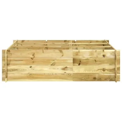 Immagine prodotto di vidaXL Letto rialzato 150x100x40 cm in legno di pino impregnato