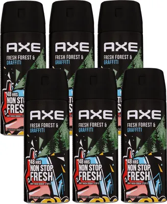 Obrázek produktu pro Axe Wild Fresh Forest & Graffiti 150 ml – sada deodorantu ve spreji