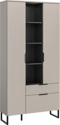 Produktbild von Stauraumschrank >Noida< in kaschmir - 192x90x37cm (BxHxT)
