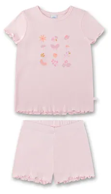 Produktbild von Sanetta Mädchen-Schlafanzug kurz rosa Blumen 80