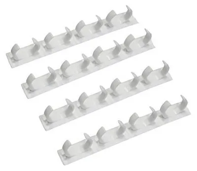 Gewürzregal mit 4 Haltern für 20 Gewürze + Aufkleber, Wandmontage