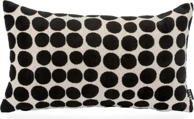 Produktbild von H.O.C.K. Magic Dots Wendekissen 50x30cm schwarz beige