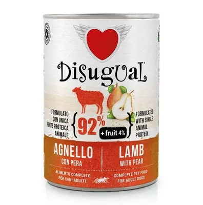 Obrázok produktu pre Disugual Dog Fruit Konzerva Jahňa a hruška 400 g