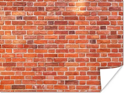 Produktbild von MuchoWow® Poster Ziegel - Mauern - Robust 120x90 cm - Wandbild