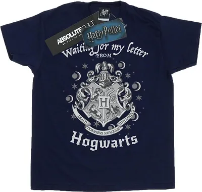 Produktbild von Harry Potter - "Hogwarts Waiting For My Letter" T-Shirt für Herren BI29471 (M) (Marineblau)