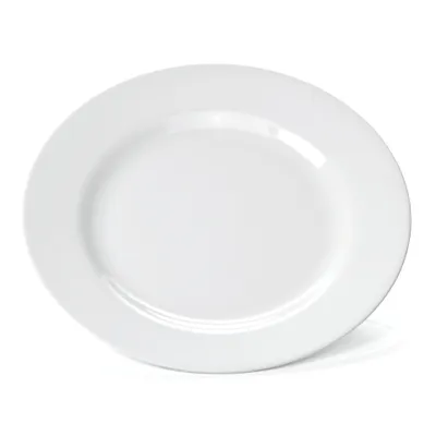 Obrázok produktu pre Tanier, melamín, Ø 23 cm, plochý, možnosť výberu farby : Tanier, plochý, Ø 23 cm, biely, melamín Variant: Tanier, plochý, Ø 23 cm, biely
