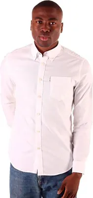 Zdjęcie produktu dla Ben Sherman Signature Oxford koszula z długim rękawem biały S mężczyzna biały S