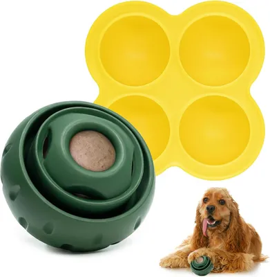 Produktbild von Interaktives Hundespielzeug mit Diensblatt - Herstellbarer Kauzahn für Welpen