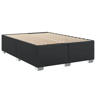 Immagine prodotto di vidaXL Struttura letto nera 140x190 cm in Pelle finta