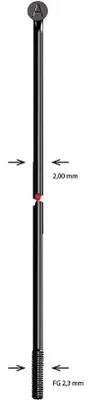 Produktbild von Alpina Speiche Speiche Edelstahl 2x262 mm b