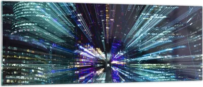 Produktbild von Bilder auf glas - Abstraktion modern - 140x50cm - Glasbilder - Wandbilder - Kunstdruck - zum Aufhängen bereit - Wanddekoration aus Glas - Glas Bilder - Wandbild auf Glas - Einteilig - GAB140x50-4044