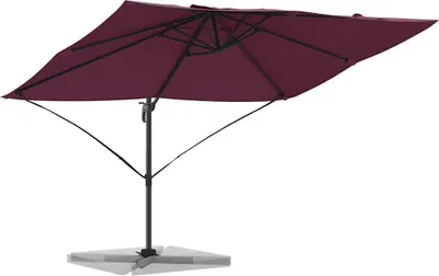 Produktbild von Sonnenschirm Bordeauxrot 351 x 250 x 260 cm