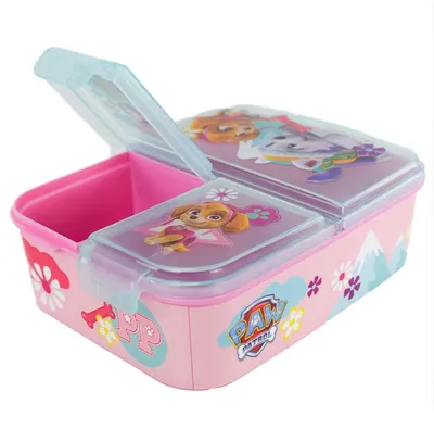 Immagine prodotto di Cestino da pranzo per bambini Paw Patrol - cestino da pranzo con 3 scomparti e grande design