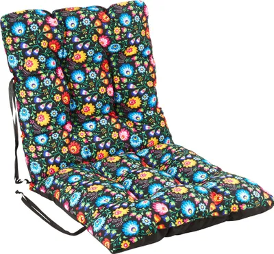 Produktbild von SuperKissen24. Stuhlkissen Sitzkissen und Rückenkissen für stühle - 48x48x48 cm - Outdoor und Indoor - Folk