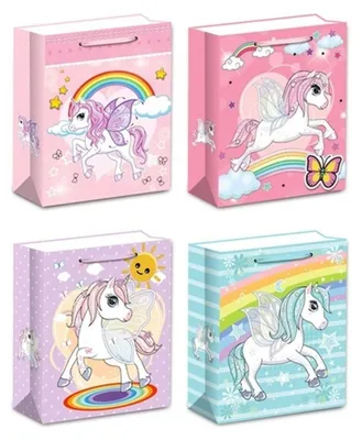 Produktbild von Torebki prezentowe WK 22338 L mix wzorów 12 sztuk