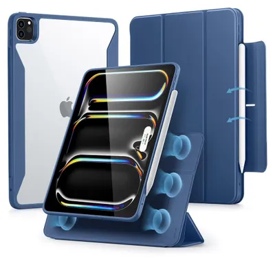 Produktbild von ESR Rebound Hybrid - Schutzhülle für iPad Pro 13 (2024) - Marineblau