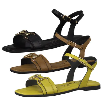 Produktbild von Tamaris Damen Sandalen Leder Sandaletten 1-28106-26, Größe:40 EU, Farbe:Braun