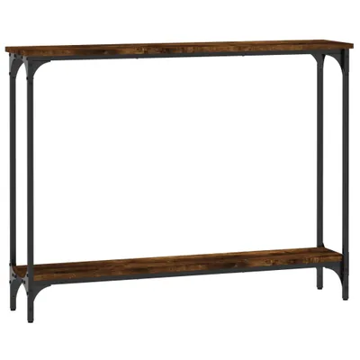 Zdjęcie produktu dla vidaXL Stolik konsola dąb wędzony 100x22,5x75 cm materiał drewnopochodny