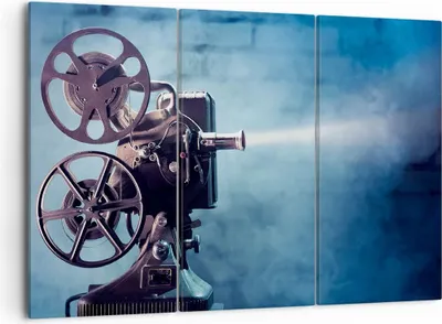 Produktbild von Bild auf Leinwand - Leinwandbild - Film projektor gedächtnis geschichte - 105x70cm - Wand Bild - Wanddeko - Leinwanddruck - Bilder - Kunstdruck - Leinwand bilder - Wandkunst - CE105x70-2671