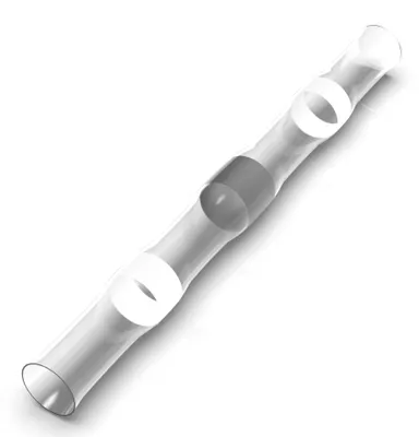 Productafbeelding van Soldeerverbinders, wit, Ø 1,5 mm, 0,35 - 0,75 mm², 100 stuks