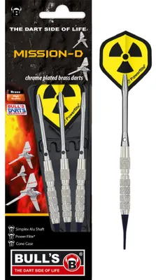Produktbild von BULL'S Mission-D Soft Dart - 12g -- 1 Satz