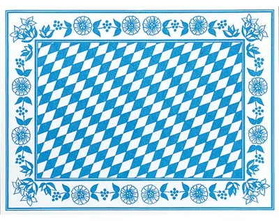 Produktbild von 5x Dunicel-Tischsets 30 x 40 cm Bayer. Raute | Packung (100 Stück)