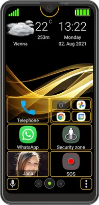Produktbild von Bea-fon M6s plus schwarz, Seniorenhandy, Touch, Android 10, SOS-Taste