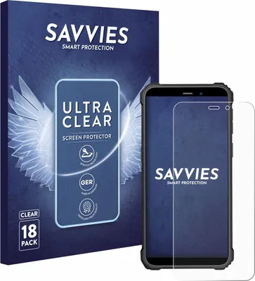 Produktbild von 18x Für Oukitel WP32 Pro Schutzfolie Savvies Displayschutz Display Schutz Folie Klar Transparent